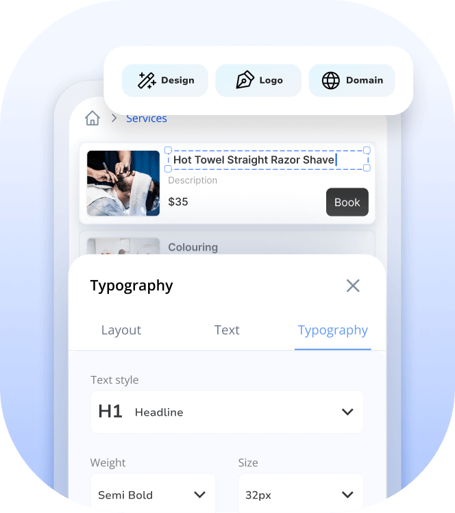 barbershop website examples
