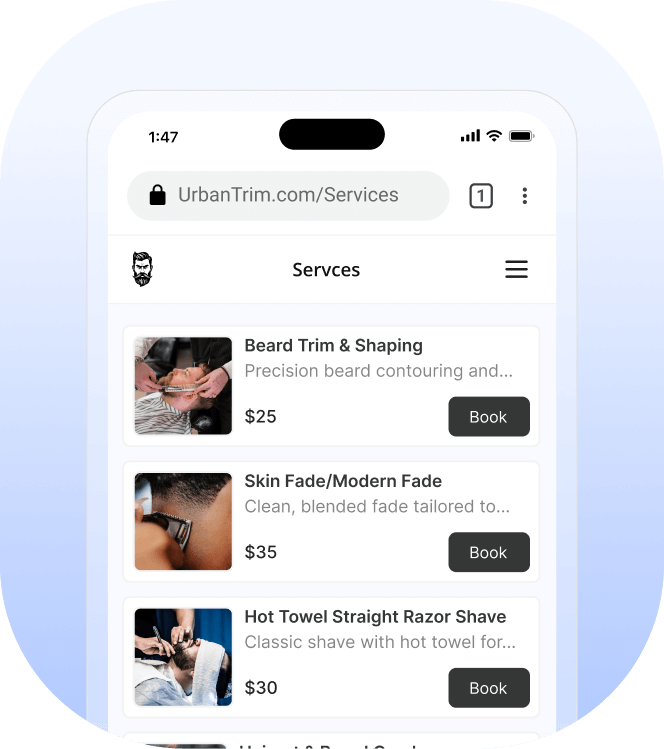barber shop software