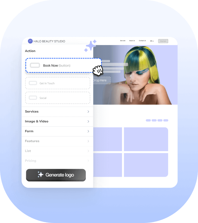 hair salon website templates