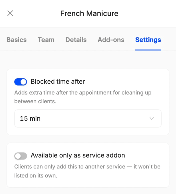 how to add buffer time