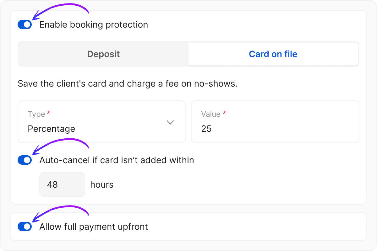 how to activate the card on file function