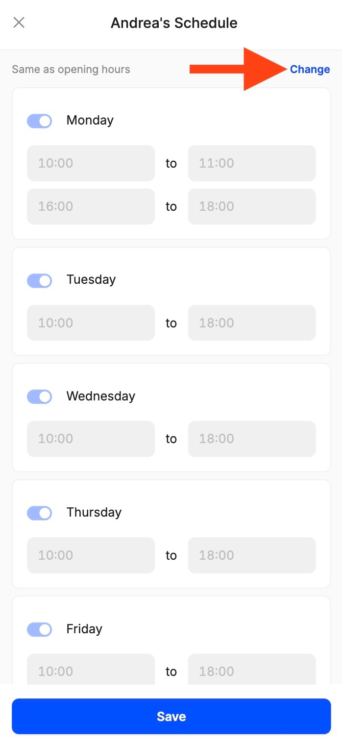 salon software with recurring schedules