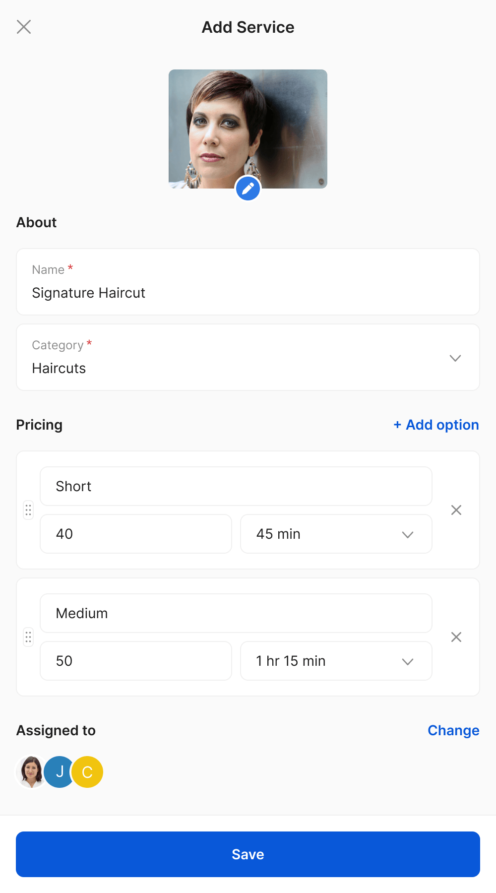 how to add a new service