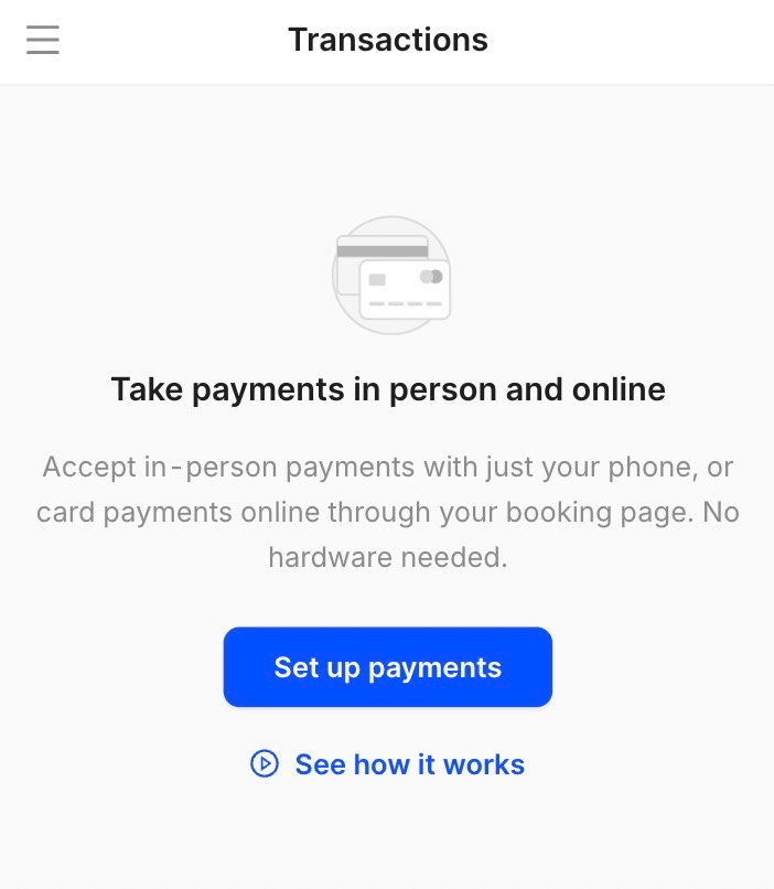 how to set up payments