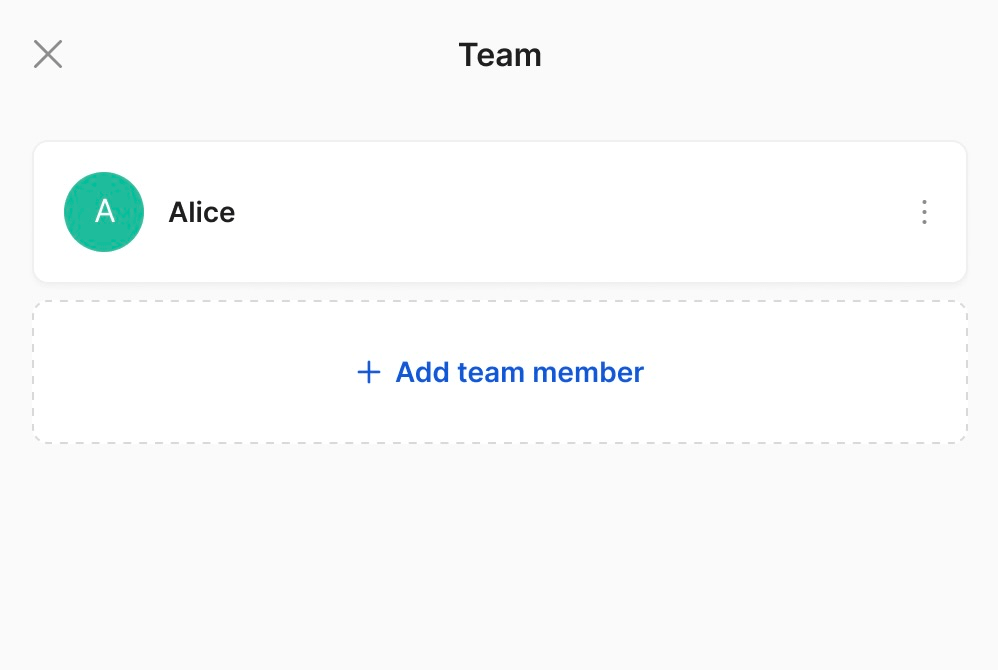 add your team members inside the salon booking app