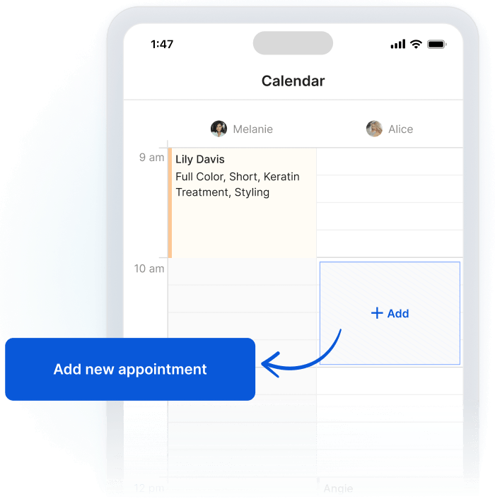 salon appointment app for scheduling