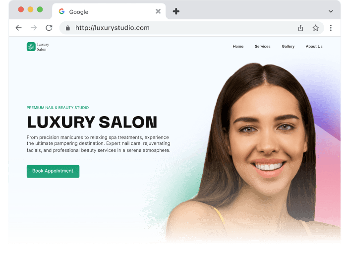 Website & Salon Booking Software Bundle