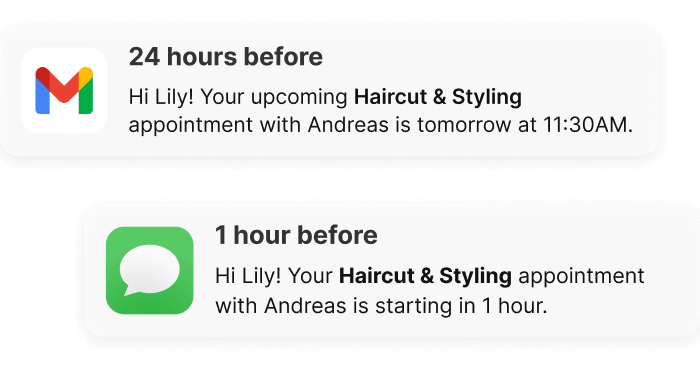 Salon Scheduling Software With Confirmation Reminders