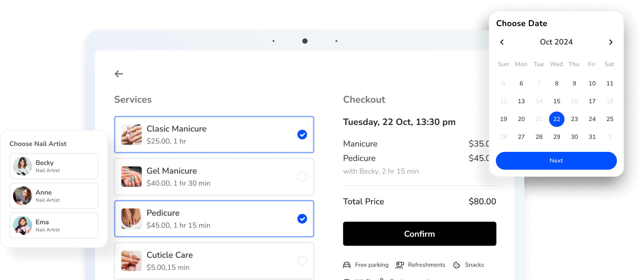 salon appointment app