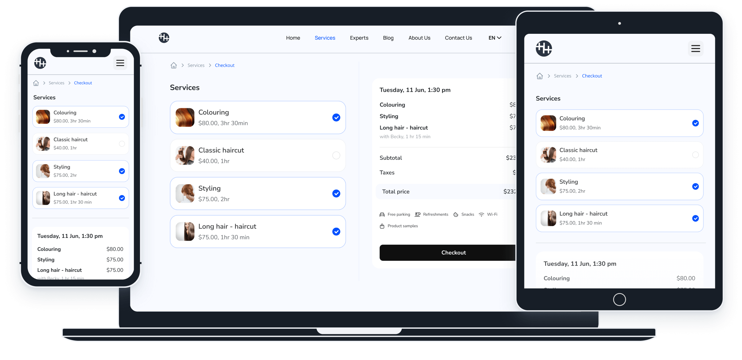salon appointment app
