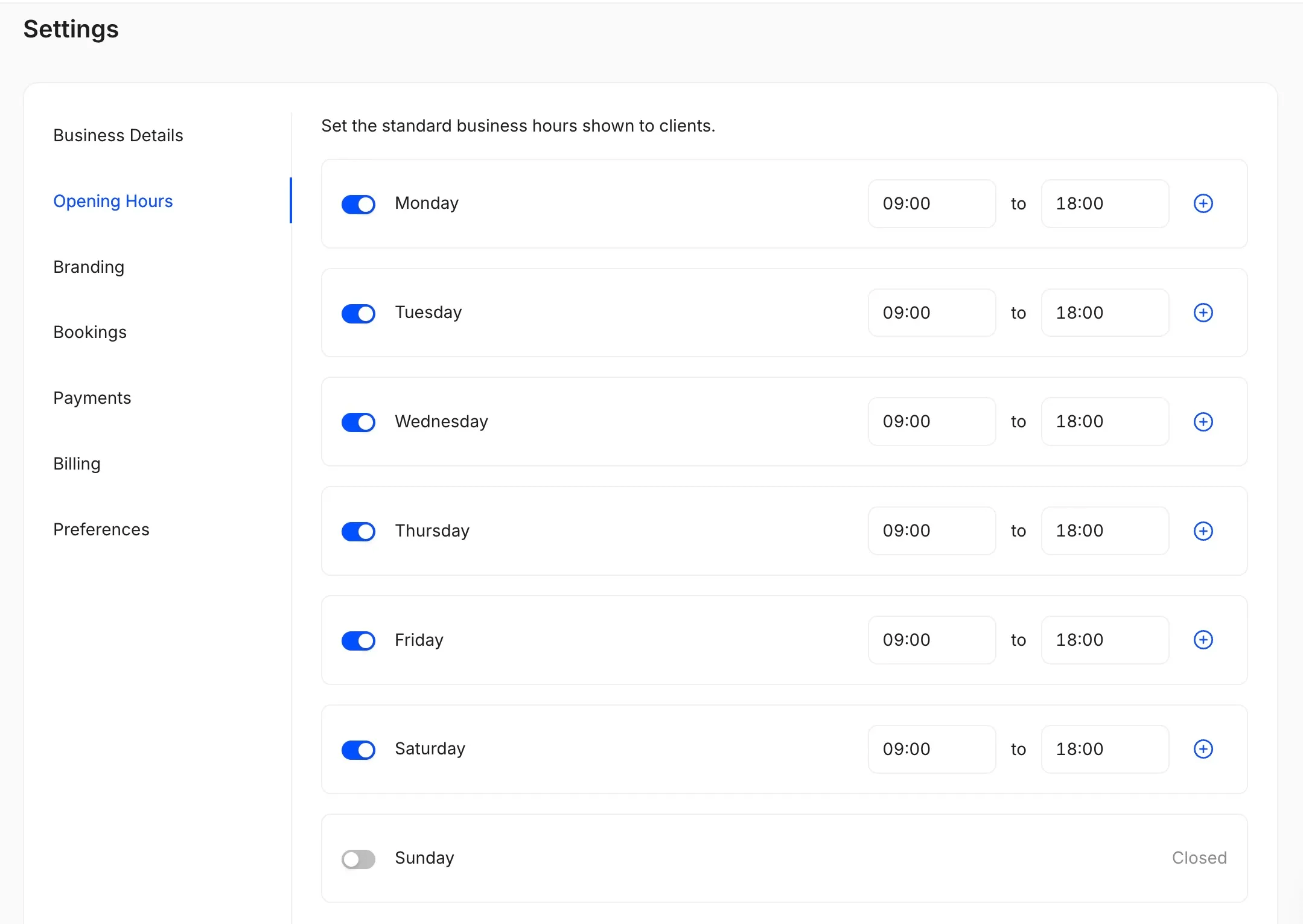 salon booking app time customization