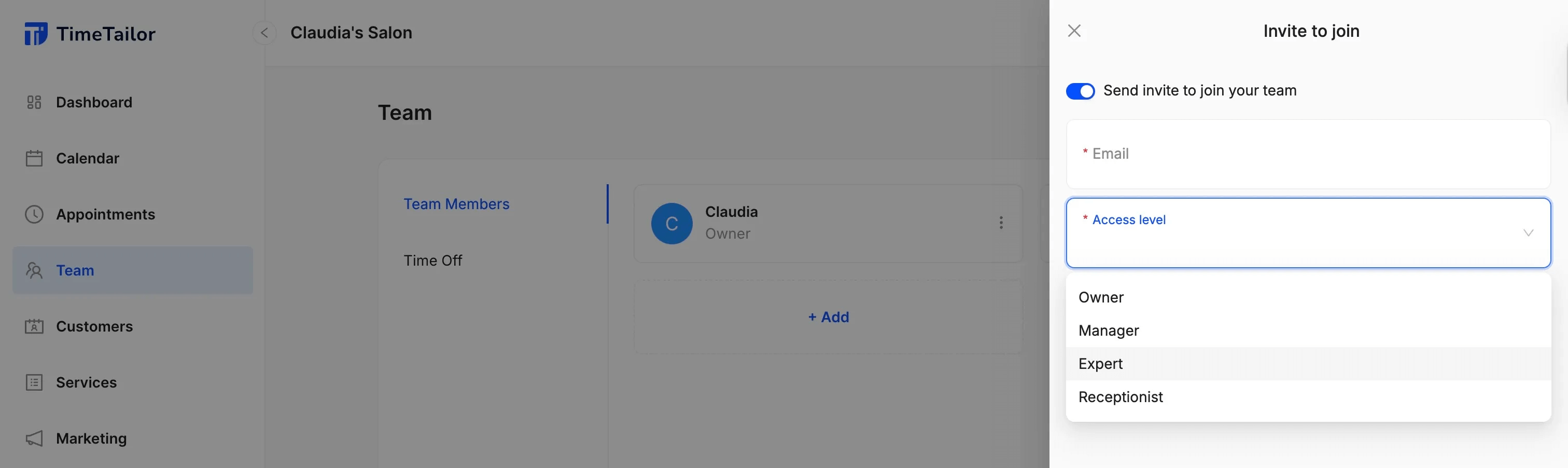 salon management app