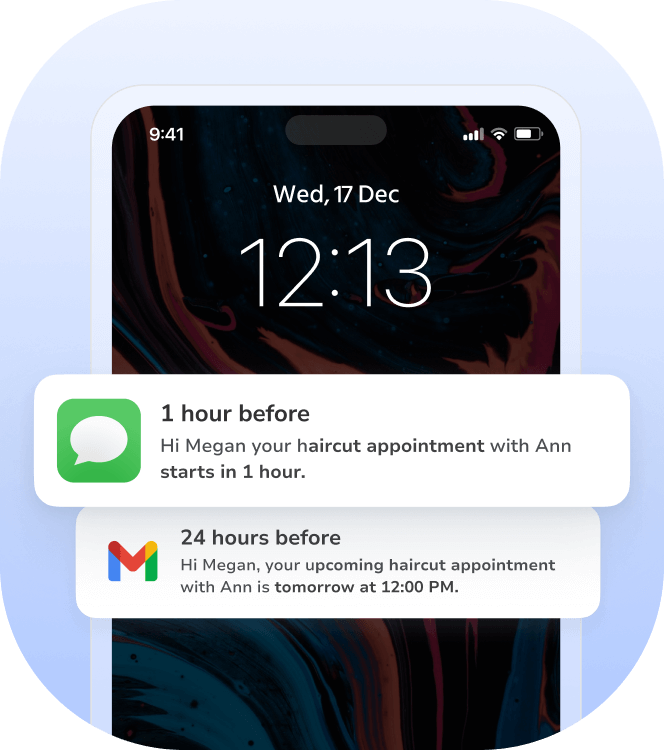 salon CRM system integrated with online booking