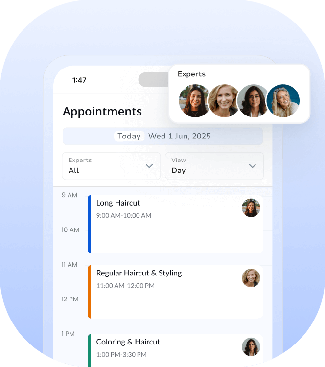 salon CRM against no-shows
