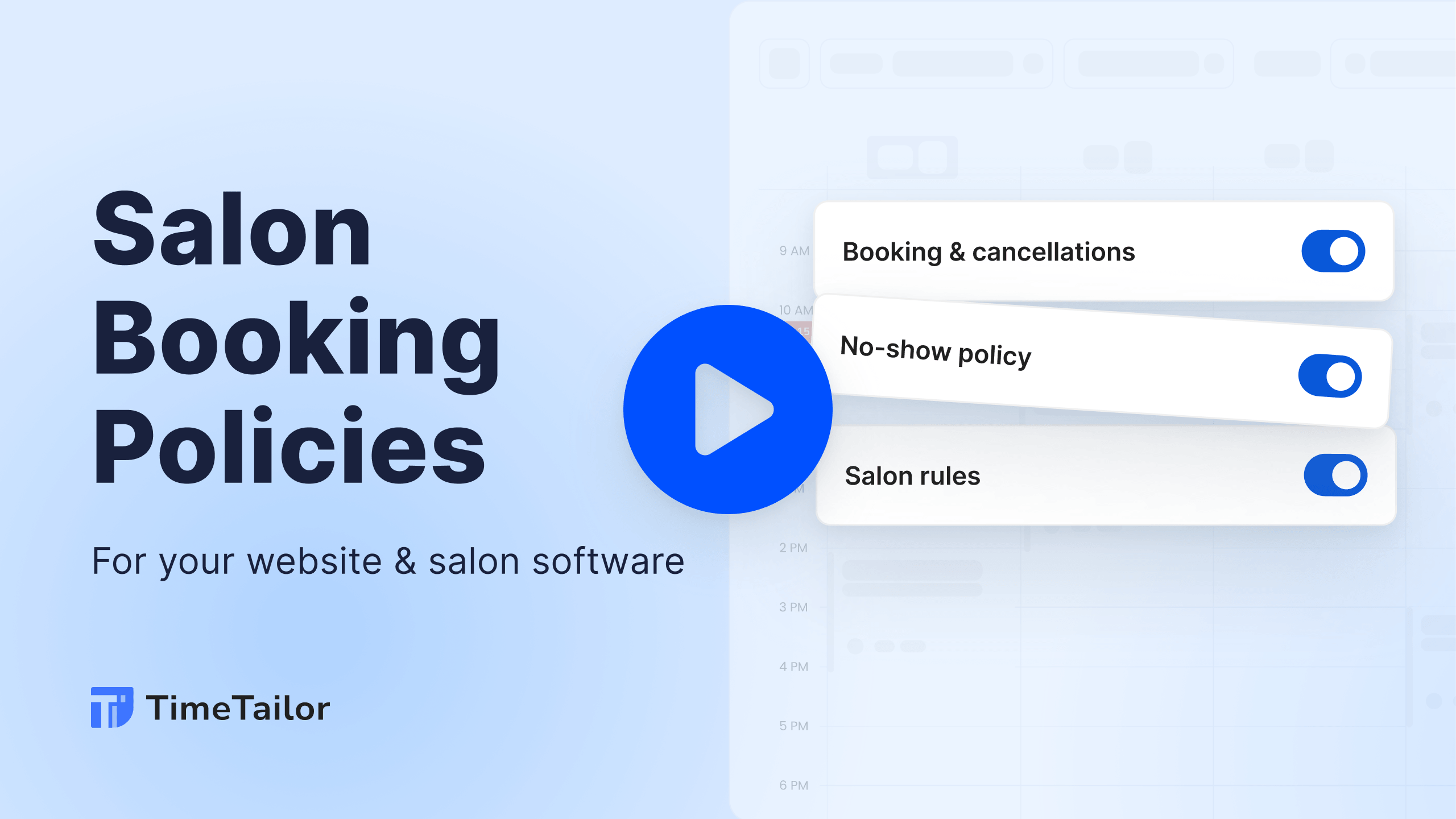 learn to configure salon policies