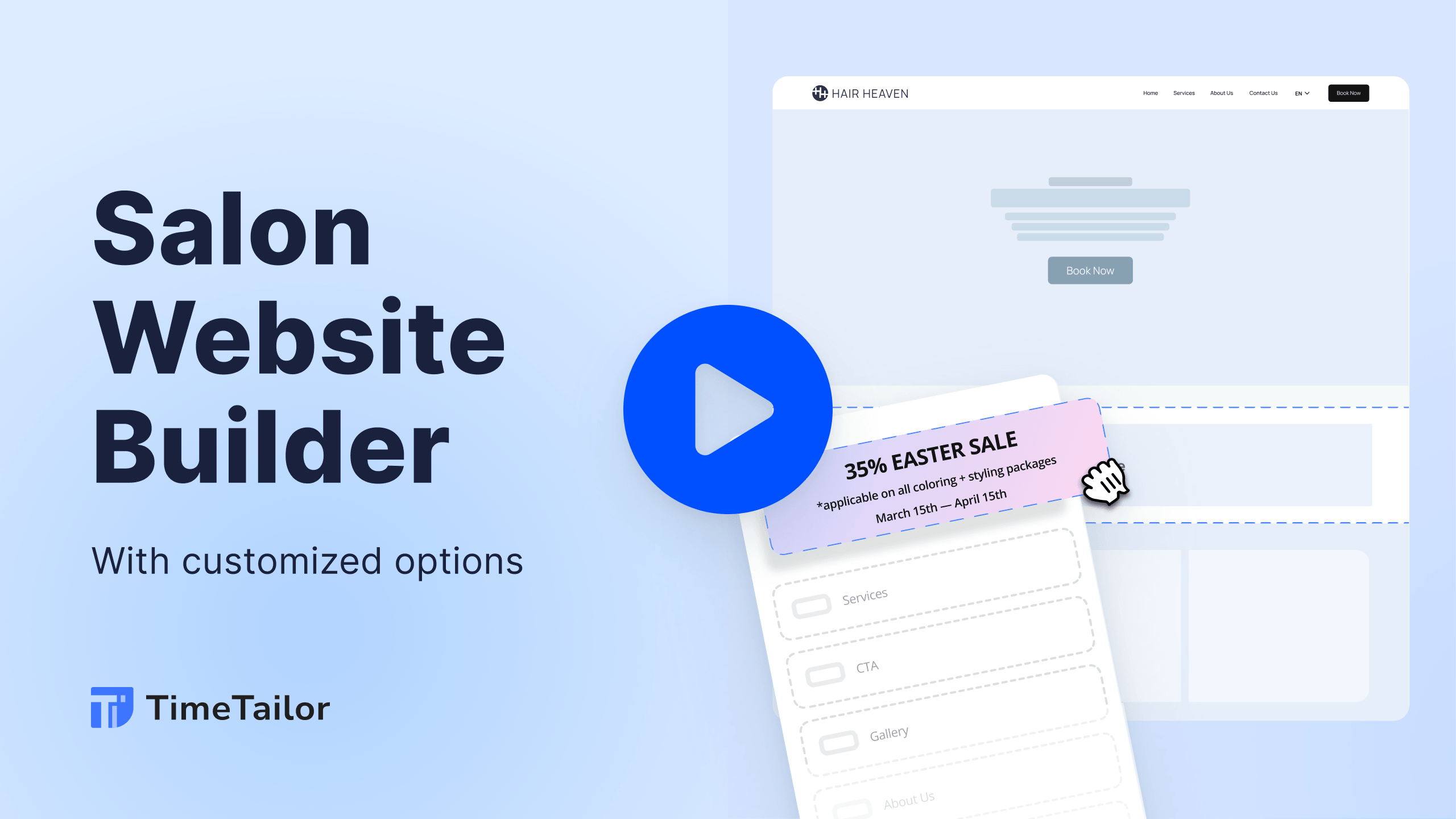 salon website builder video tutorial