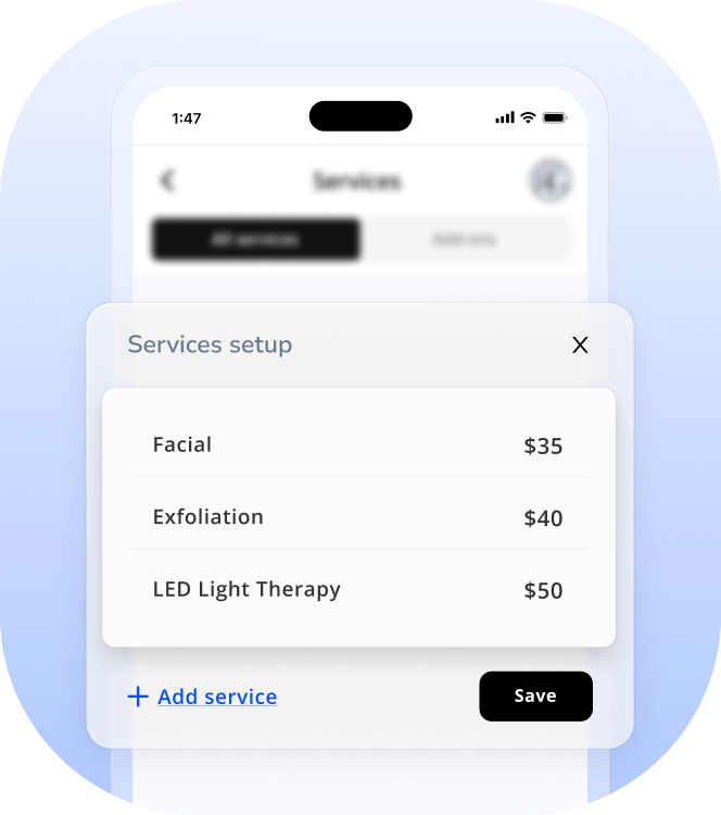 skincare salon system