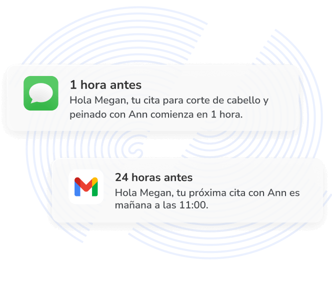 app de citas para salón ipad - recordatorios de no-show
