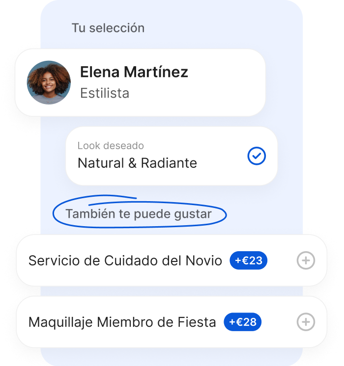 aumenta las ventas adicionales con un Sistema de Reservas Online Gratis para Salones