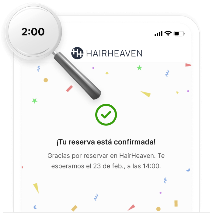 Sistema de Reservas Online para Salones permitiendo a los clientes reservar 24/7