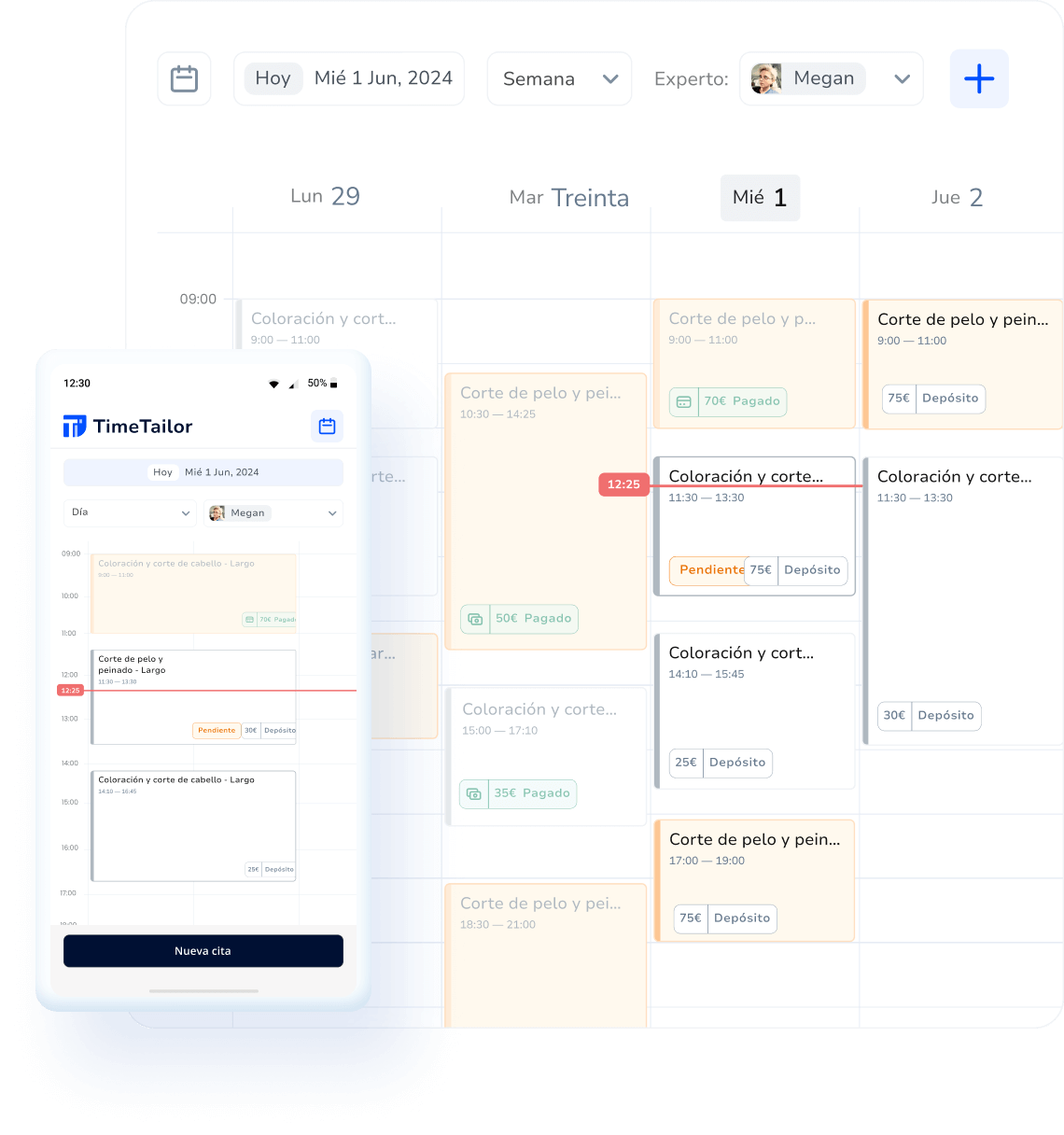salón software calendario héroe