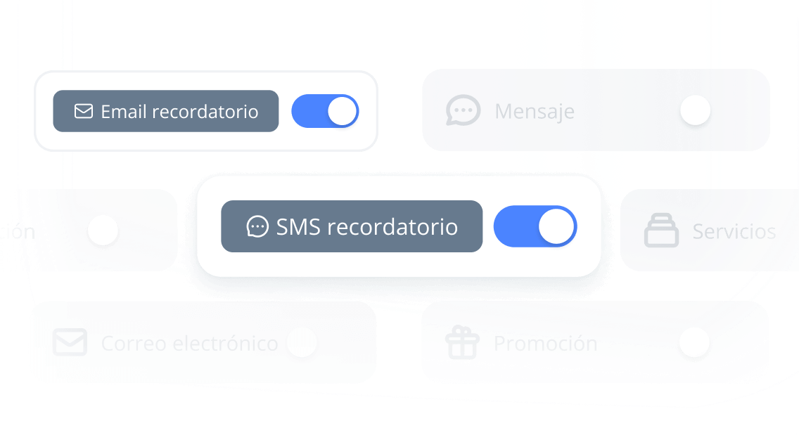 recordatorios de citas gratis por SMS y correo electrónico