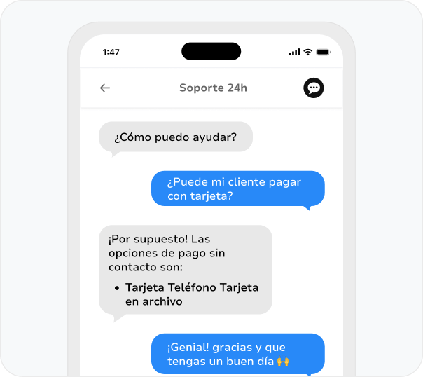 soporte de chat en vivo gratuito 24 horas