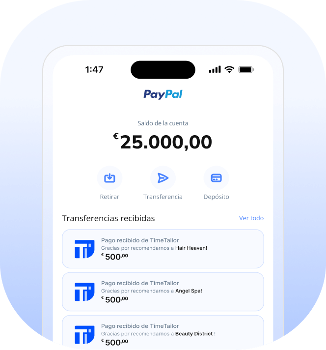frecuencia de recompensas del programa de referencia de socios