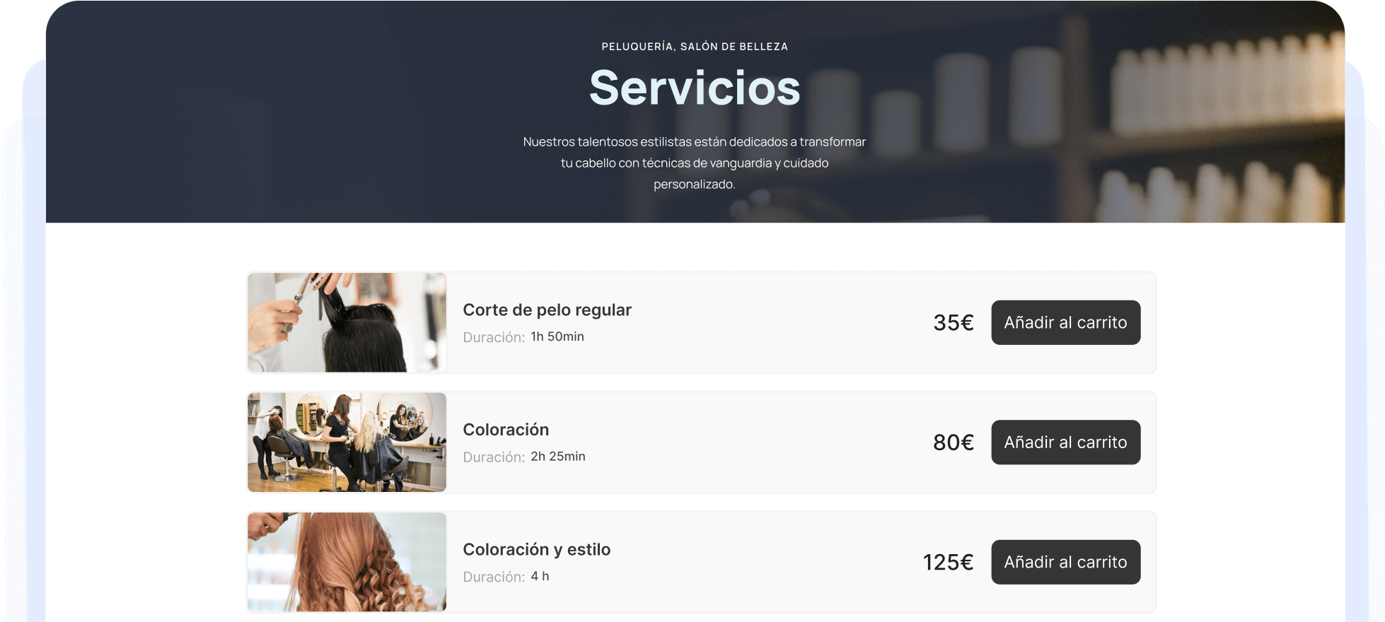 sistema de reservas en línea para salones
