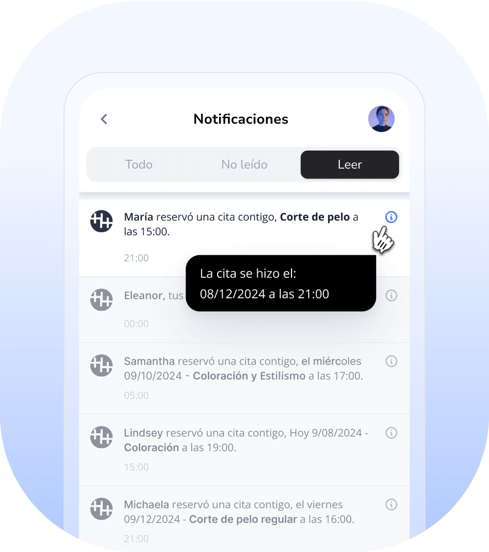 los clientes pueden reservar 24/7