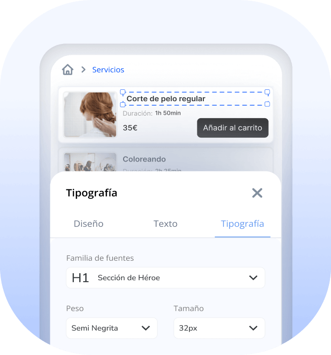 sitio web gratis para tu salón