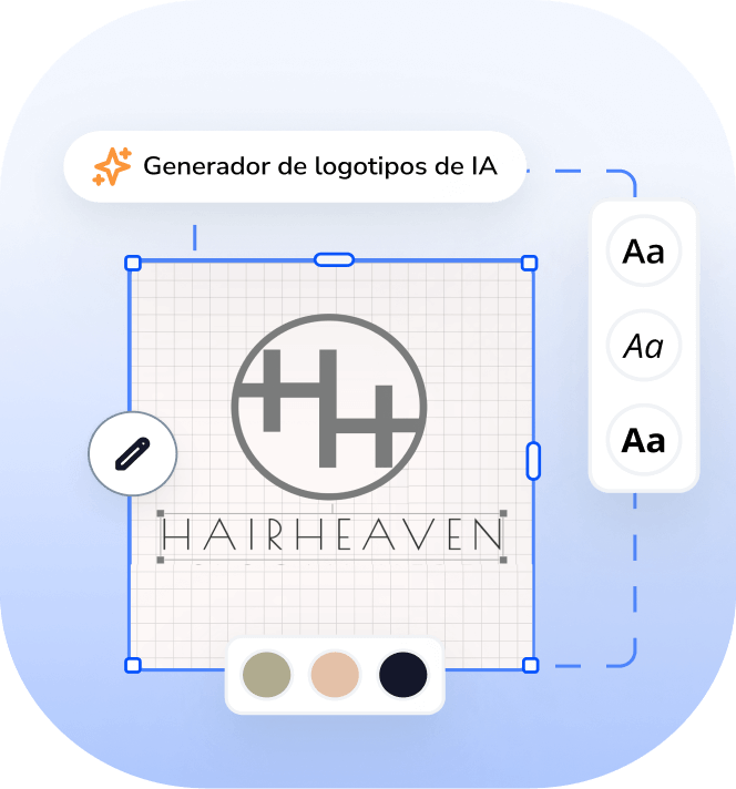 sitio web salón - generador de logos