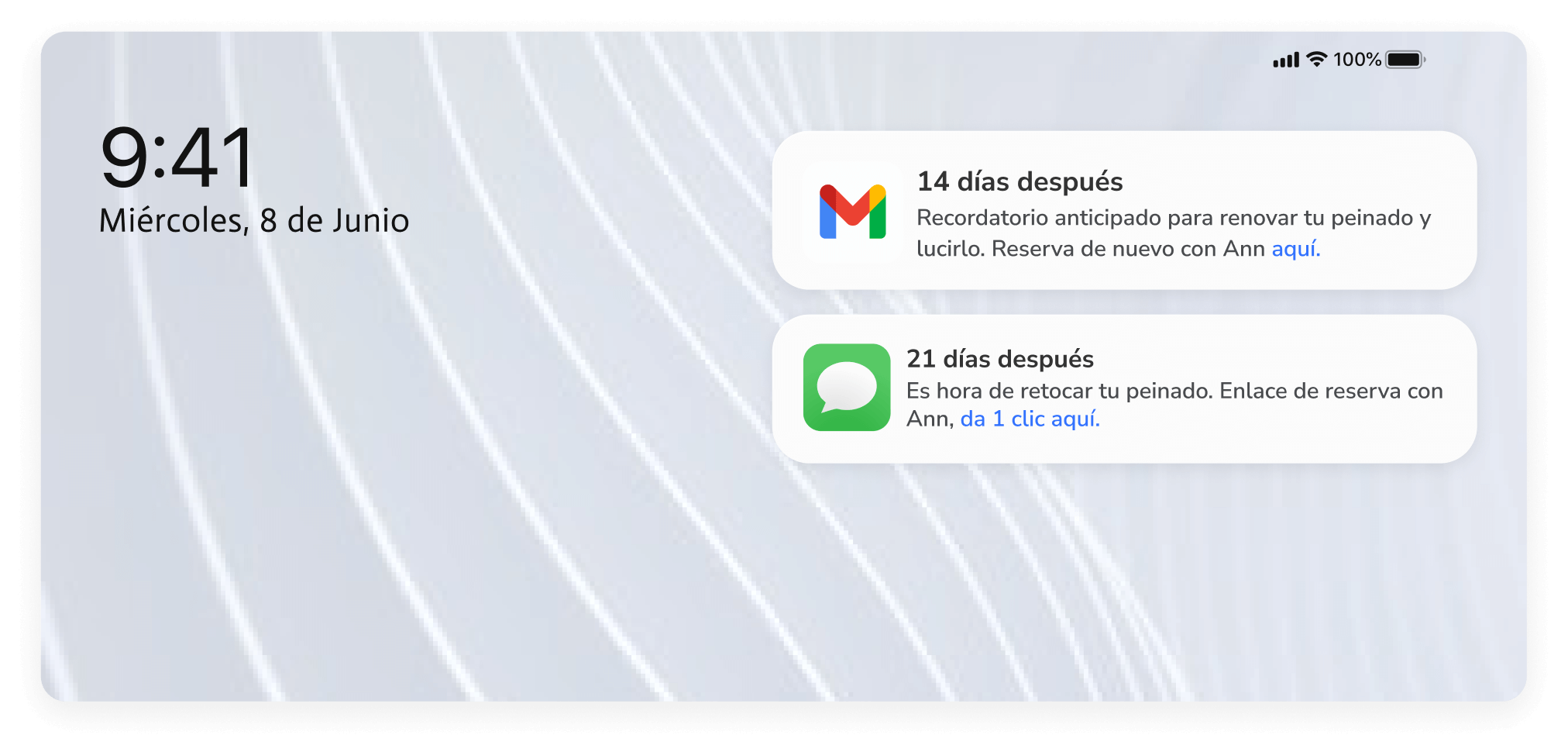 gestión de citas de salón - gestionar citas desde web, instagram, llamadas telefónicas