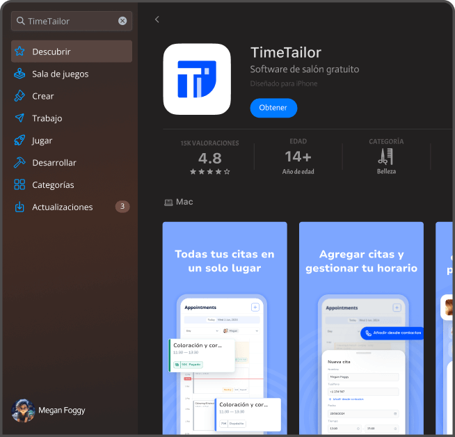 la app timeTailor gratis en la app store