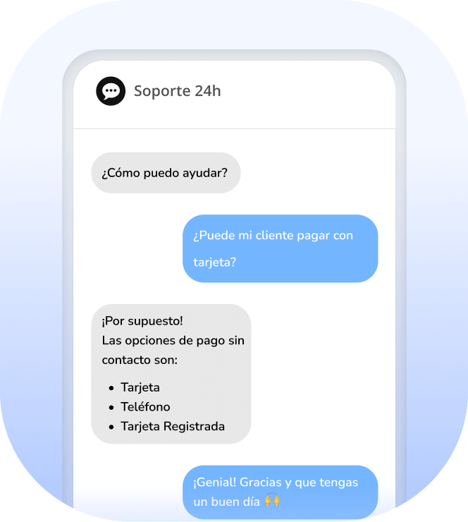 soporte al cliente 24 horas