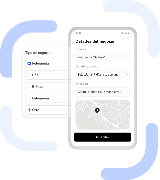 configuración de servicios y precios