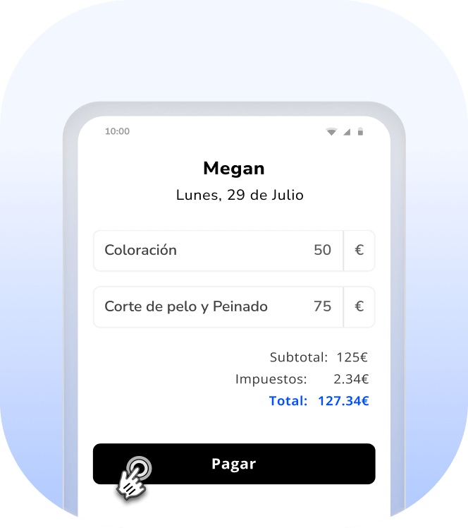 caja registradora app de salón
