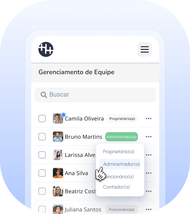 software de gestão de salão online - gerenciamento de direitos