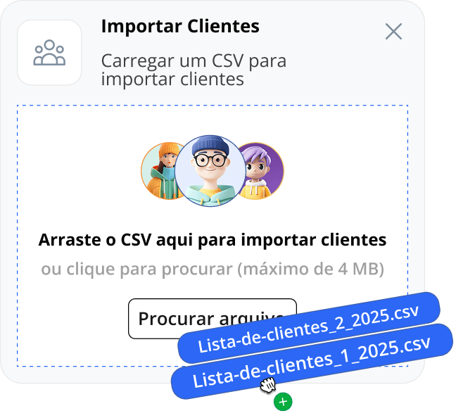 software de salão importação gratuita de clientes