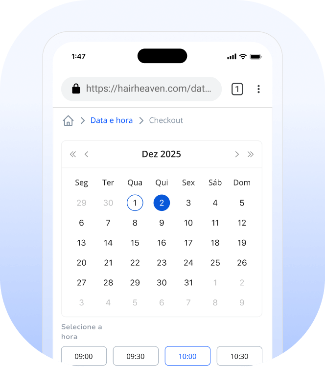 software de salão agendamentos online